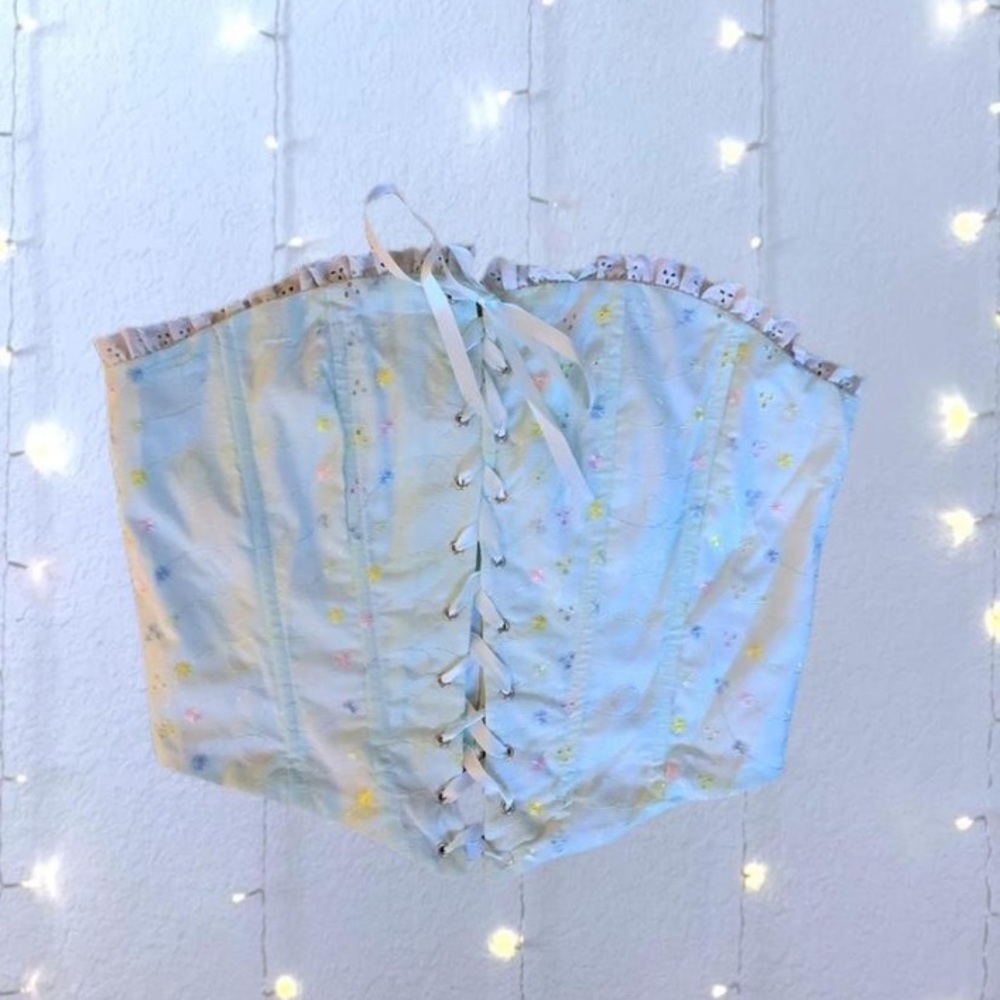 WONDERLAND FLORAL CORSET TOP 🪴🍄🧚🏽‍♀️